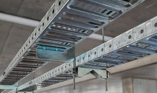 cable tray firestop wrapping